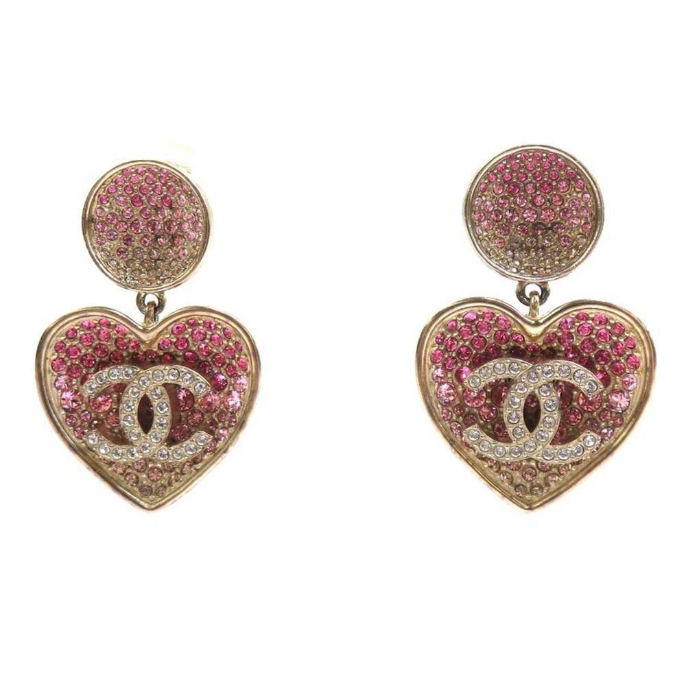 CHANEL Authentic Pink Earrings - Picture 1 of 8